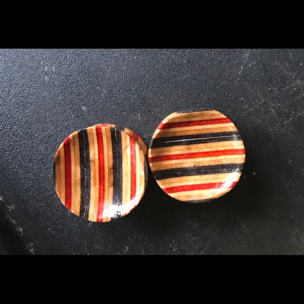 Custom 1 1/4 plugs made from skateboards